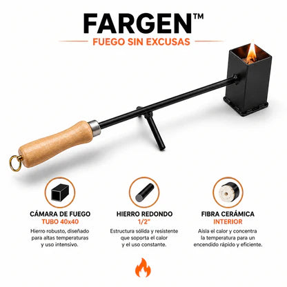 🔥 FARGEN™ Encendedor de Brasas | Prendé el fuego en minutos.